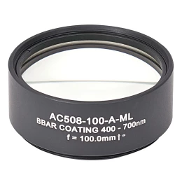 AC508-100-A-ML - Ахроматический дублет, f=100 мм, Ø2