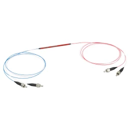 TM105R2S2B - Оптоволоконный разветвитель 2x2, многомодовые волокна, сердцевина: Ø105 мкм, низкое содержание OH, 0.22 NA, разделение сигнала: 90:10, SMA905 разъемы, Thorlabs
