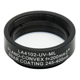 LA4102-UV-ML - Плоско-выпуклая линза, Ø1