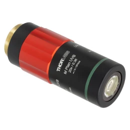 LMUL-20X-UVB - Фокусирующий объектив MicroSpot с длинным фокусным расстоянием, 20X, просветляющее покрытие: 240 - 360 нм, NA=0.36, Thorlabs
