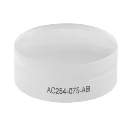 AC254-075-AB - Ахроматический дублет, фокусное расстояние: 75.0 мм, Ø1
