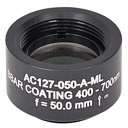 AC127-050-A-ML - Ахроматический дублет, f=50 мм, Ø1/2
