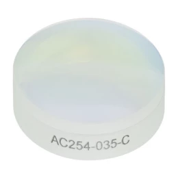 AC254-035-C - Ахроматический дублет, фокусное расстояние: 35.0 мм, Ø1