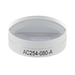 AC254-080-A - Ахроматический дублет, фокусное расстояние: 80 мм, Ø1