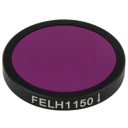 FELH1150 - Длинноволновый светофильтр, Ø25.0 мм, длина волны среза: 1150 нм, Thorlabs
