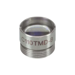 C110TMD-B - Асферическая линза Geltech в оправе, f = 6.24 мм, NA = 0.40, просветляющее покрытие: 600-1050 нм, Thorlabs
