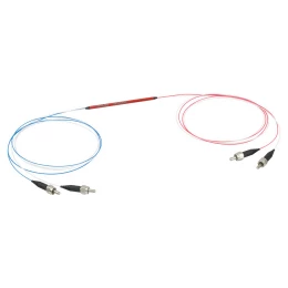 TM105R3S2B - Оптоволоконный разветвитель 2x2, многомодовые волокна, сердцевина: Ø105 мкм, низкое содержание OH, 0.22 NA, разделение сигнала: 75:25, SMA905 разъемы, Thorlabs
