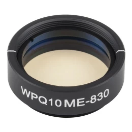 WPQ10ME-830 - Четвертьволновая пластинка из ЖК полимера в оправе, Ø1