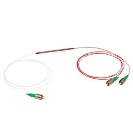 TN1064R2A1B - Узкополосный оптический разветвитель, 1x2, рабочий диапазон: 1064 ± 15 нм, разделение сигнала: 90:10, числовая апертура: 0.22, разъем: FC/APC, Thorlabs
