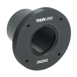 SM2N2 - Адаптер для окуляра микроскопов Nikon Eclipse или Cerna, для установки пользовательской системы детектирования, внутренняя резьба: SM1, внешняя резьба: SM2, совместимы с каркасными системами (30 мм), Thorlabs
