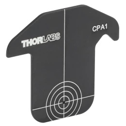 CPA1 - Пластинка для юстировки каркасной системы (30 мм) с отверстием Ø1 мм, Thorlabs

