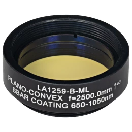 LA1259-B-ML - Плоско-выпуклая линза, Ø1