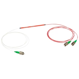TN560R5A1 - Узкополосный оптический разветвитель, 1x2, рабочий диапазон: 560 ± 15 нм, разделение сигнала: 50:50, разъем: FC/APC, Thorlabs
