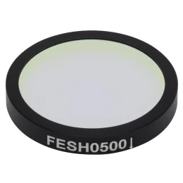 FESH0500 - Коротковолновый светофильтр, Ø25.0 мм, длина волны среза: 500 нм, Thorlabs
