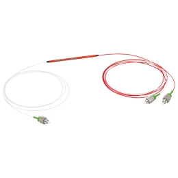 PN480R1A1 - Оптоволоконный разветвитель 1x2, тип волокна: PM, рабочий диапазон: 480 ± 15 нм, разделение сигнала: 99:1, PER: ≥16 дБ, разъемы: FC/APC, Thorlabs
