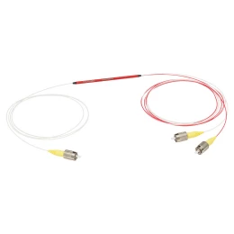 TN980R2F1A - Узкополосный оптический разветвитель, 1x2, рабочий диапазон: 980 ± 15 нм, 0.14 NA, разделение сигнала: 90:10, разъем: FC/PC, Thorlabs
