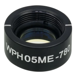 WPH05ME-780 - Полуволновая пластинка нулевого порядка из ЖК полимера в оправе, Ø1/2
