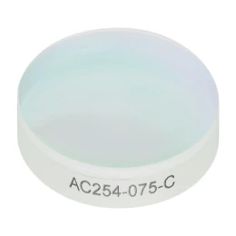 AC254-075-C - Ахроматический дублет, фокусное расстояние: 75.0 мм, Ø1