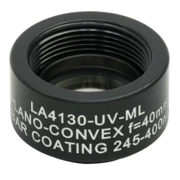LA4130-UV-ML - Плоско-выпуклая линза, Ø1/2
