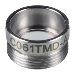 C061TMD-A - Асферическая линза в оправе, f = 11.00 мм, NA = 0.2, просветляющее покрытие: 350-700 нм, Thorlabs
