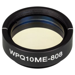 WPQ10ME-808 - Четвертьволновая пластинка из ЖК полимера в оправе, Ø1