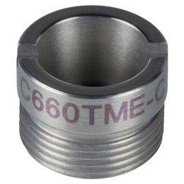 C660TME-C - Асферическая линза Geltech в оправе, f = 2.97 мм, NA = 0.60, просветляющее покрытие: 1050-1620 нм, Thorlabs
