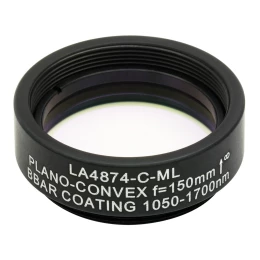 LA4874-C-ML - Плоско-выпуклая линза, диаметр: 1