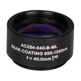 AC254-040-B-ML - Ахроматический дублет, f=40 мм, Ø1