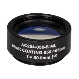 AC254-050-B-ML - Ахроматический дублет, f=50 мм, Ø1