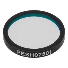 FESH0750 - Коротковолновый светофильтр, Ø25.0 мм, длина волны среза: 750 нм, Thorlabs
