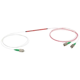 TW2000R1A1A - Широкополосный оптический разветвитель, 1x2, рабочий диапазон: 2000 ± 200 нм, разделение сигнала: 99:1, тип волокна: SM2000, разъем: FC/APC, Thorlabs
